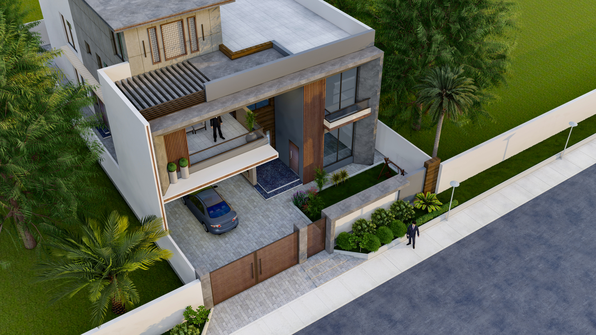 Ilyas Residence — Aerial