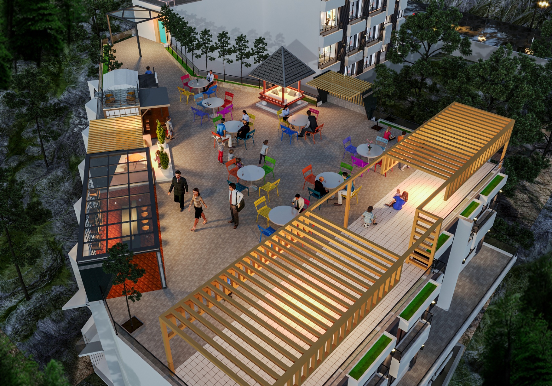 Shabbir Heights — Rooftop Cafe Terrace