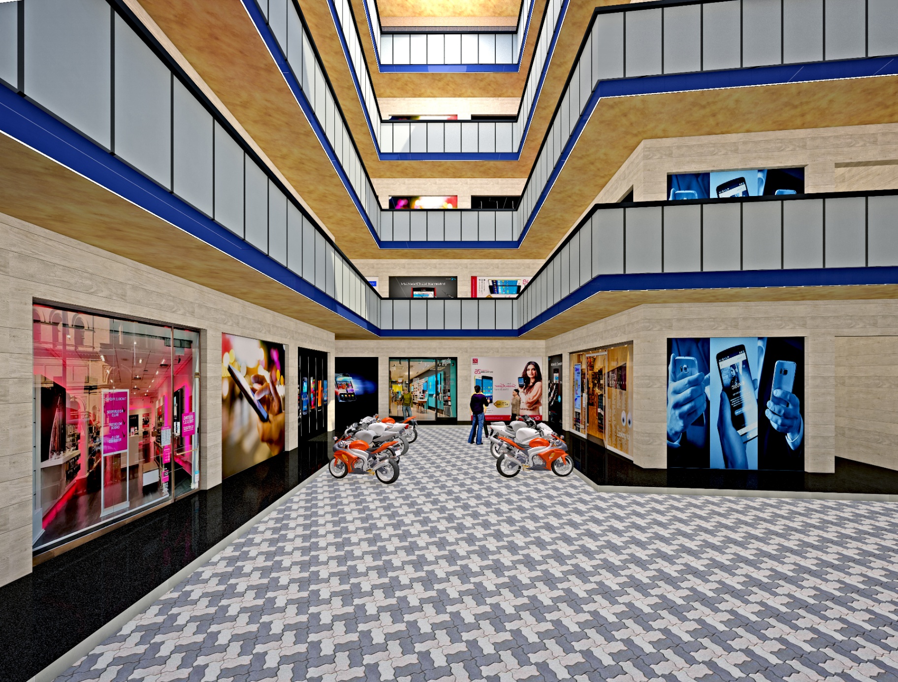 Al-Aziz Centre — Atrium Interior